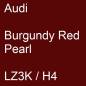 Preview: Audi, Burgundy Red Pearl, LZ3K / H4.